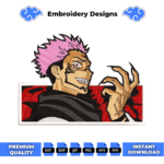 Sukuna Embroidery Design