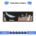 Sung Jinwoo Eyes Embroidery Design