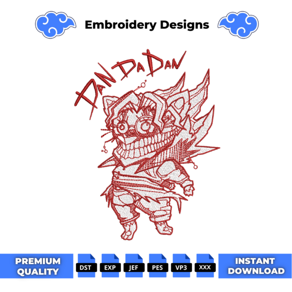 Takakura Ken Embroidery Design
