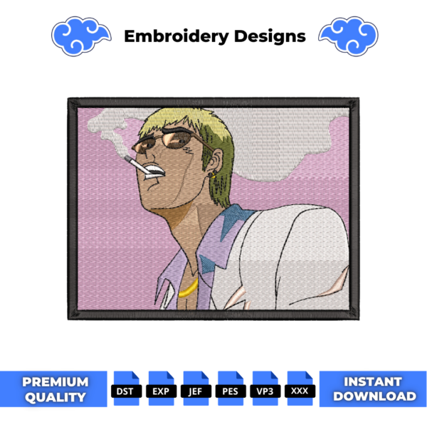 Teacher Onizuka Embroidery Design