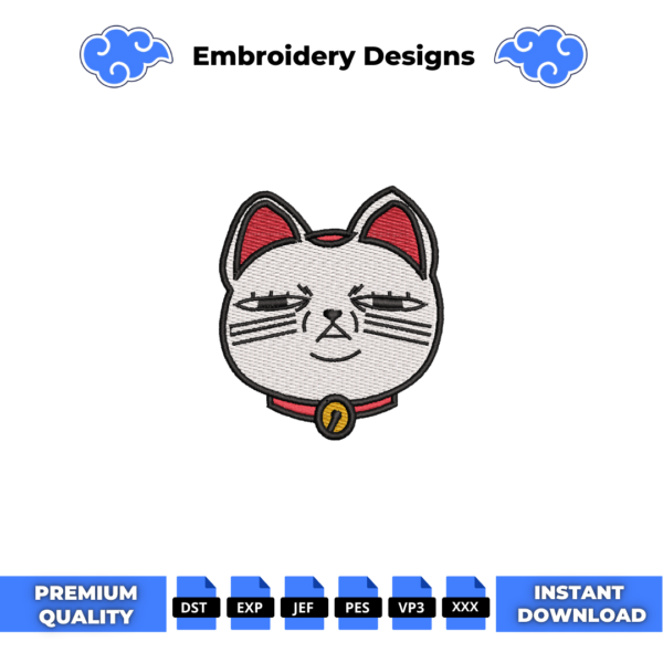 Turbo Granny Face Embroidery Design