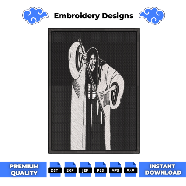 Unohana Retsu Embroidery Design