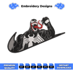 Venom Embroidery Design