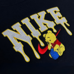 Winnie Embroidery Design stitched by a customer