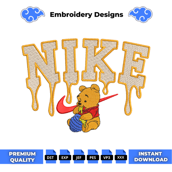 Winnie Embroidery Design