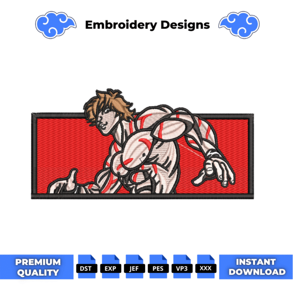 Baki Boxed Embroidery Design