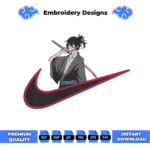 Yato Swoosh Embroidery Design