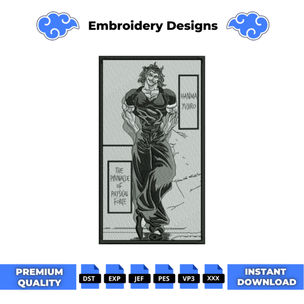 Yujiro Boxed Embroidery Design