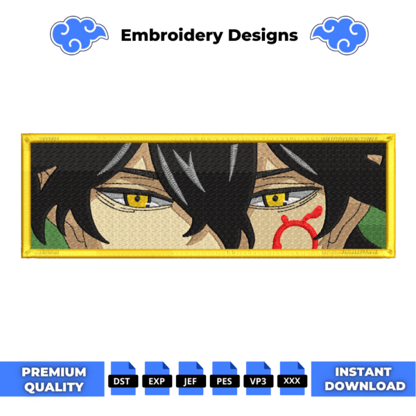 Yuno Eyes Embroidery Design