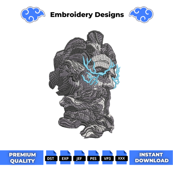 Zeus Embroidery Design