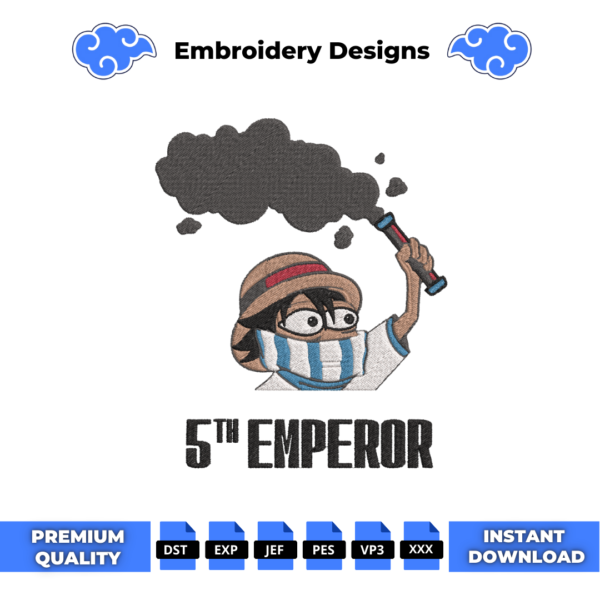5th Emperor Embroidery Design