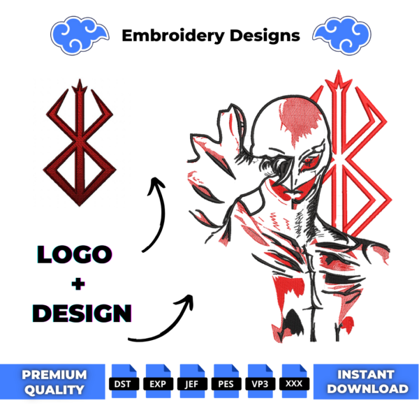 Griffith and Logo Embroidery Design