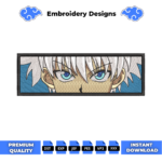 Killua Eyes Anime Embroidery Design