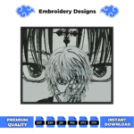 Kurapika HxH Embroidery Design