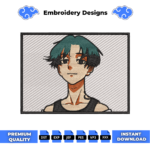 Mikey Sano Manjiro Embroidery Design