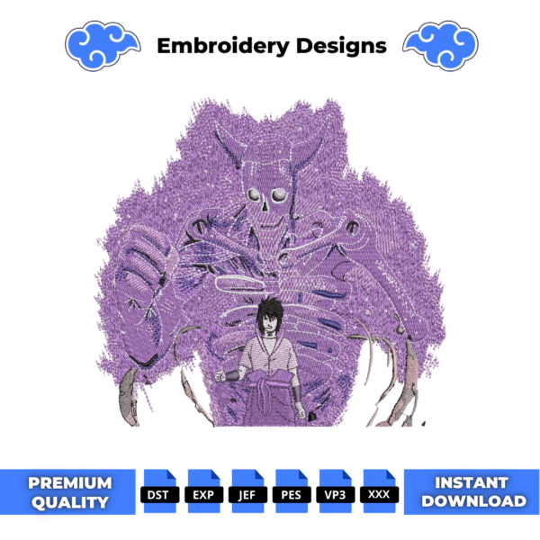 Sasuke Susanoo Embroidery Design