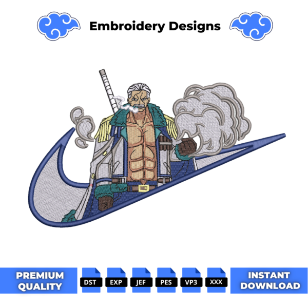 Smoker One Piece Embroidery Design