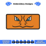 Charizard Eyes Embroidery Design