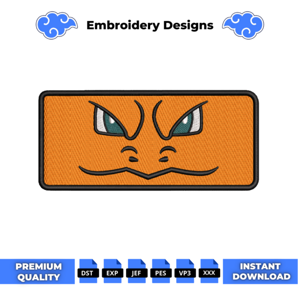 Charizard Eyes Embroidery Design