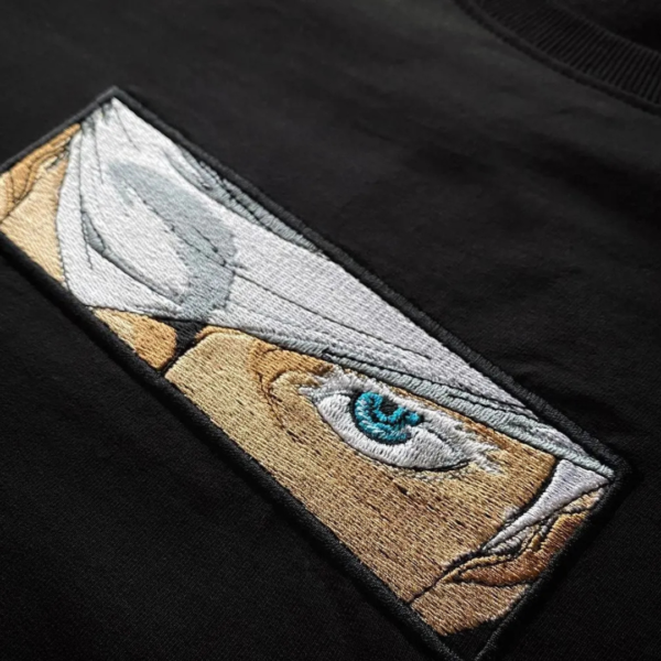 Gojo Satoru Eyes Embroidery Design stitched by a customer