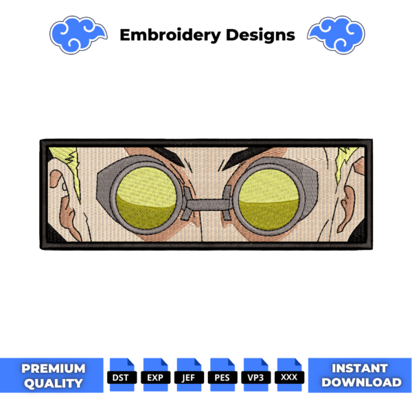 Nanami Kento Eyes Embroidery Design