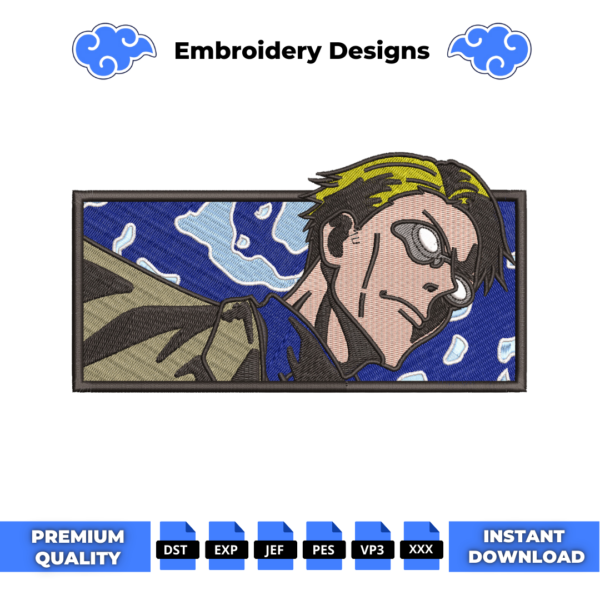 Nanami Kento Jujutsu Kaisen Embroidery Design