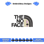 The No Face Embroidery Design