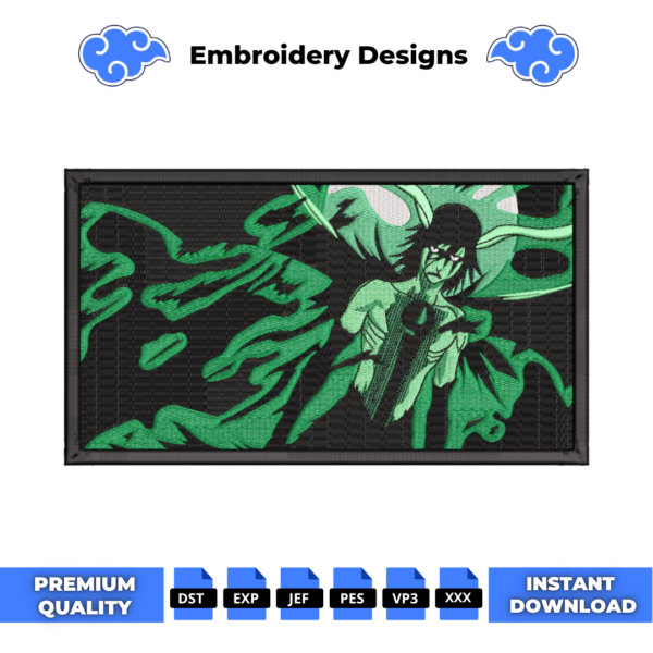 Ulquiorra Cifer Embroidery Design
