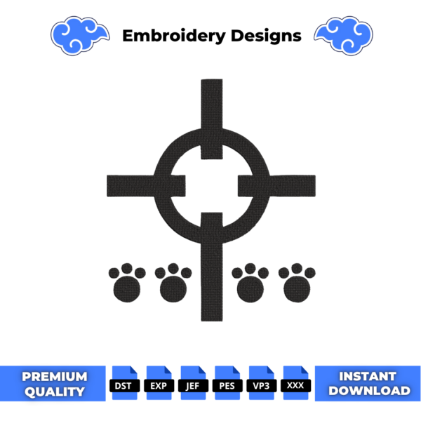 Bartholomew Kuma Logo Embroidery Design