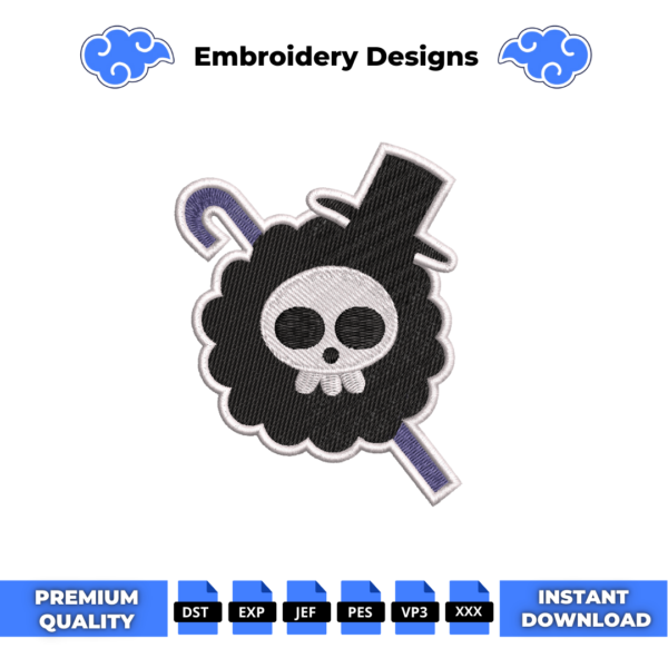 Brook Logo Embroidery Design