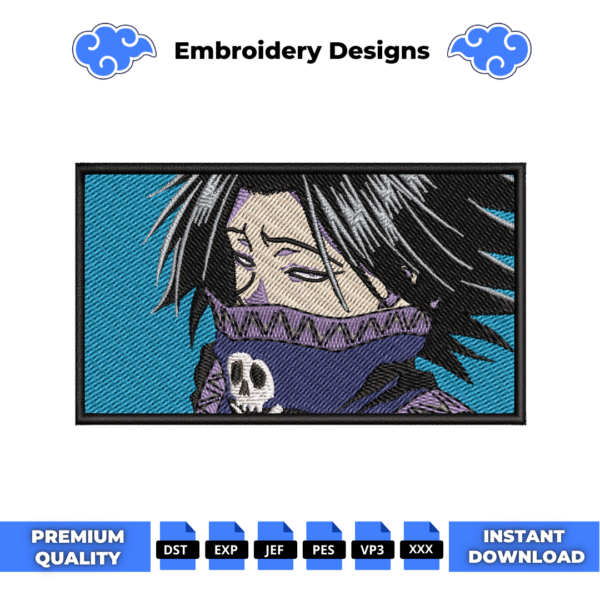 Feitan Hunter X Hunter Embroidery Design