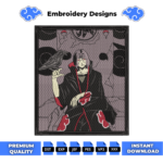 Itachi Throne Embroidery Design