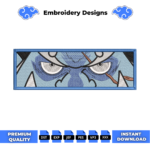 Jinbei Eyes Embroidery Design
