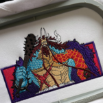 Kaido Embroidery Design stitched by a customer