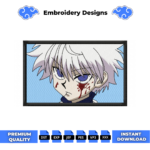 Killua Blood Embroidery Design
