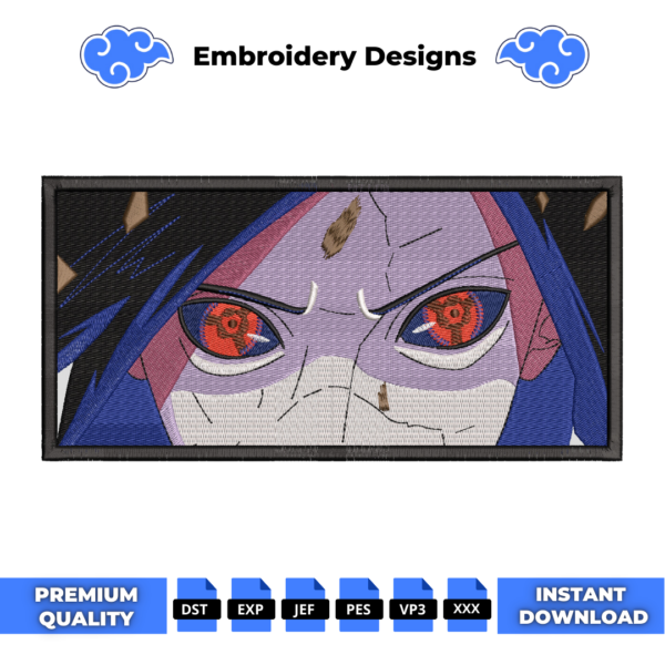 Madara Eyes Embroidery Design