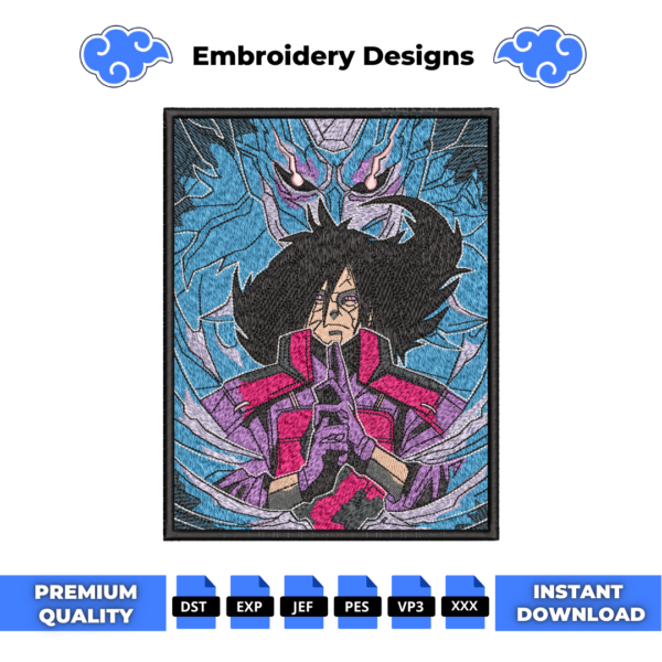 Madara Susanoo Boxed Embroidery Design