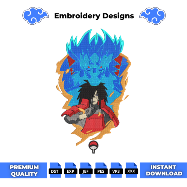 Madara Susanoo Embroidery Design