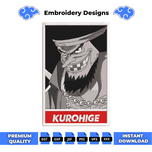 Marshall D. Teach Embroidery Design