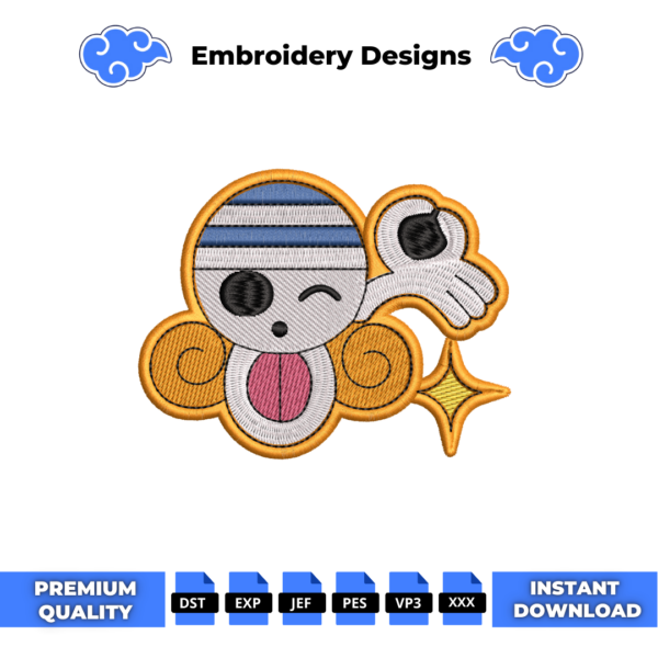 Nami Logo Embroidery Design