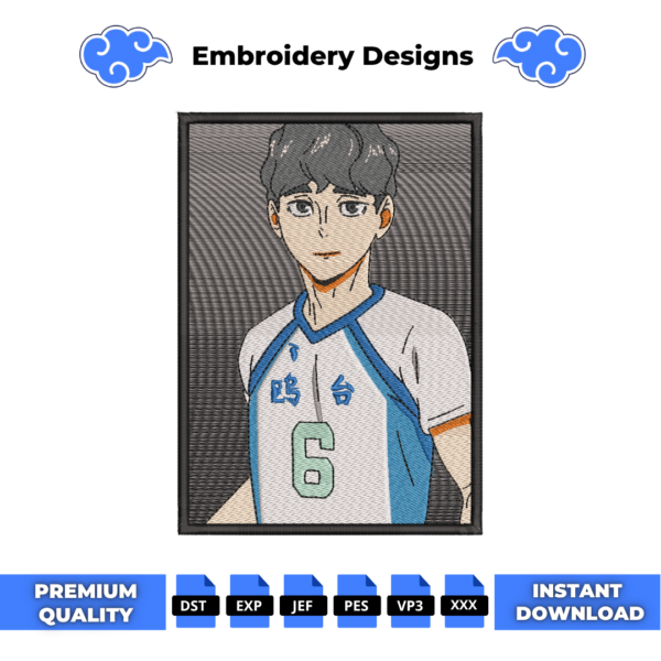 Sachiro Hirugami Embroidery Design