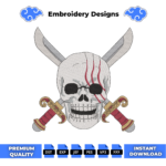 Shanks Logo Embroidery Design