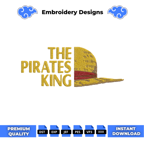 The Pirates King Embroidery Design