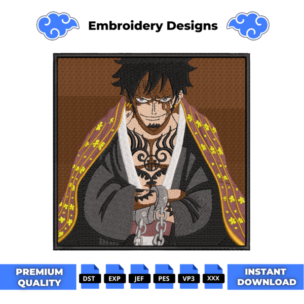 Trafalgar Embroidery Design