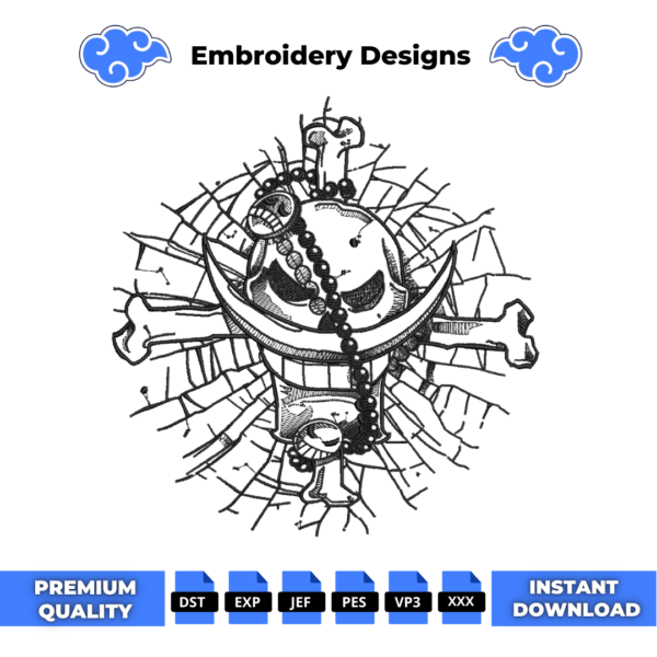 Ultime Edward Newgate Logo Embroidery Design