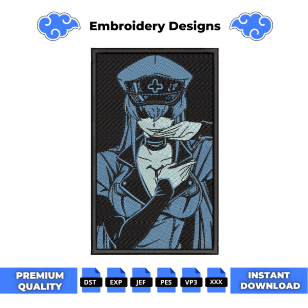 Akame ga Kill Embroidery Design