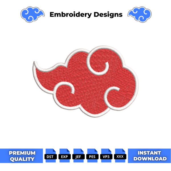 Akatsuki Logo Embroidery Design