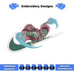 Akaza Swoosh Embroidery Design