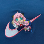 Anya Forger Embroidery Design stitched by a customer