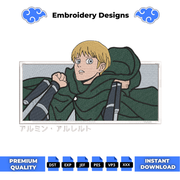 Armin Embroidery Design
